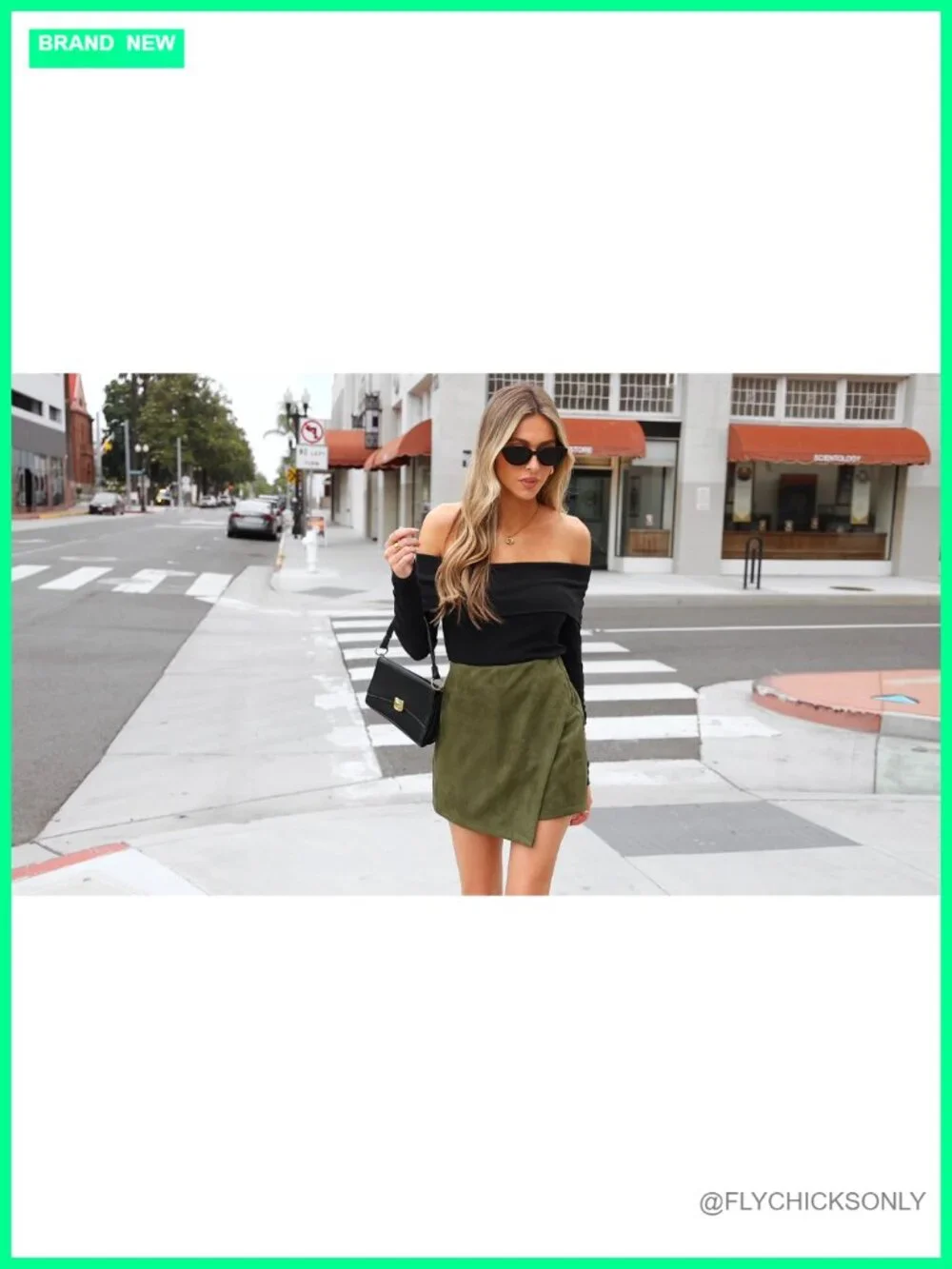 Mini Skirt with Shorts High Waisted Asymmetrical Knit Suede Skort